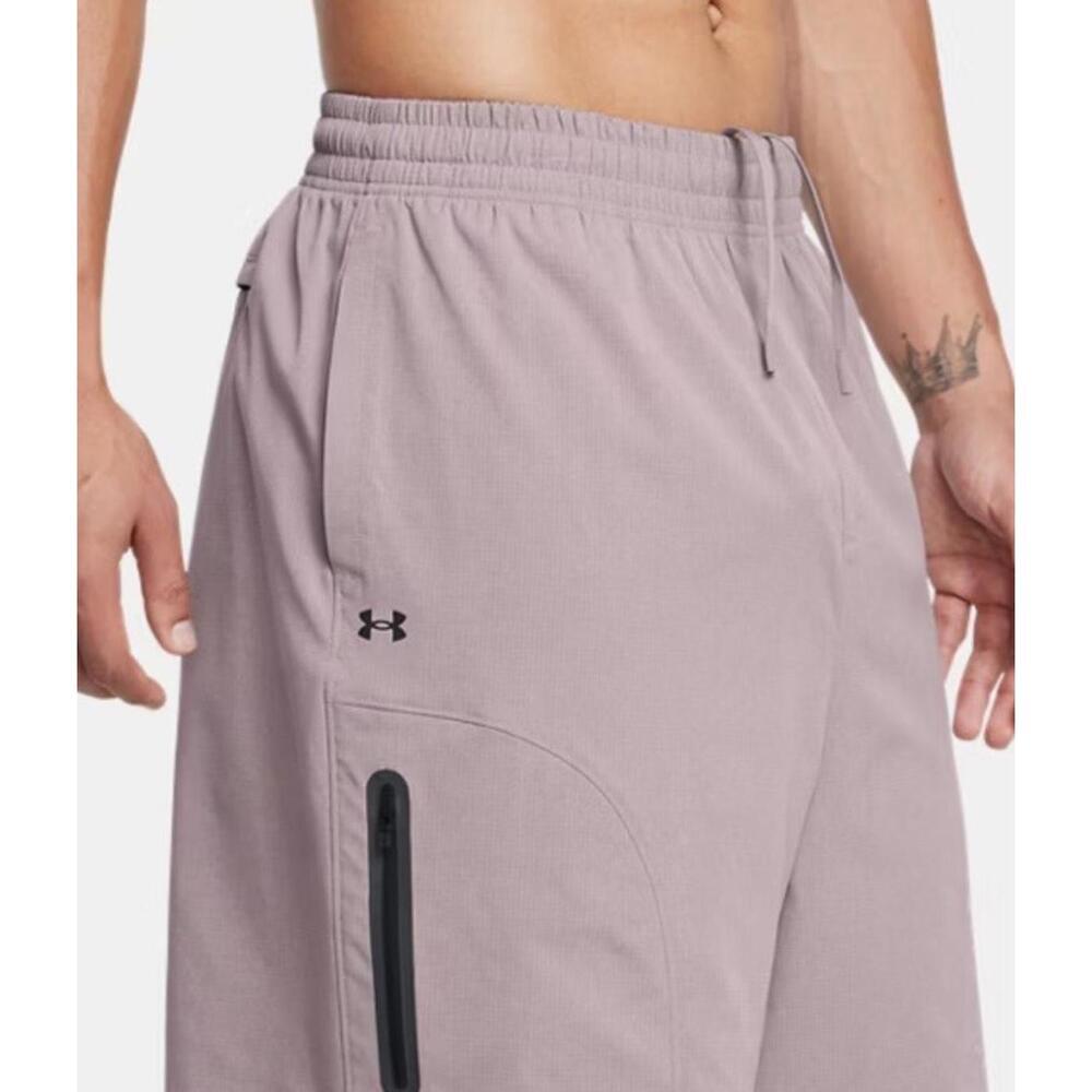 $90 Men's Under Armour Men's UA Unstoppable Vented Shorts Tetra Grey Size  Small - Picture 3 of 3